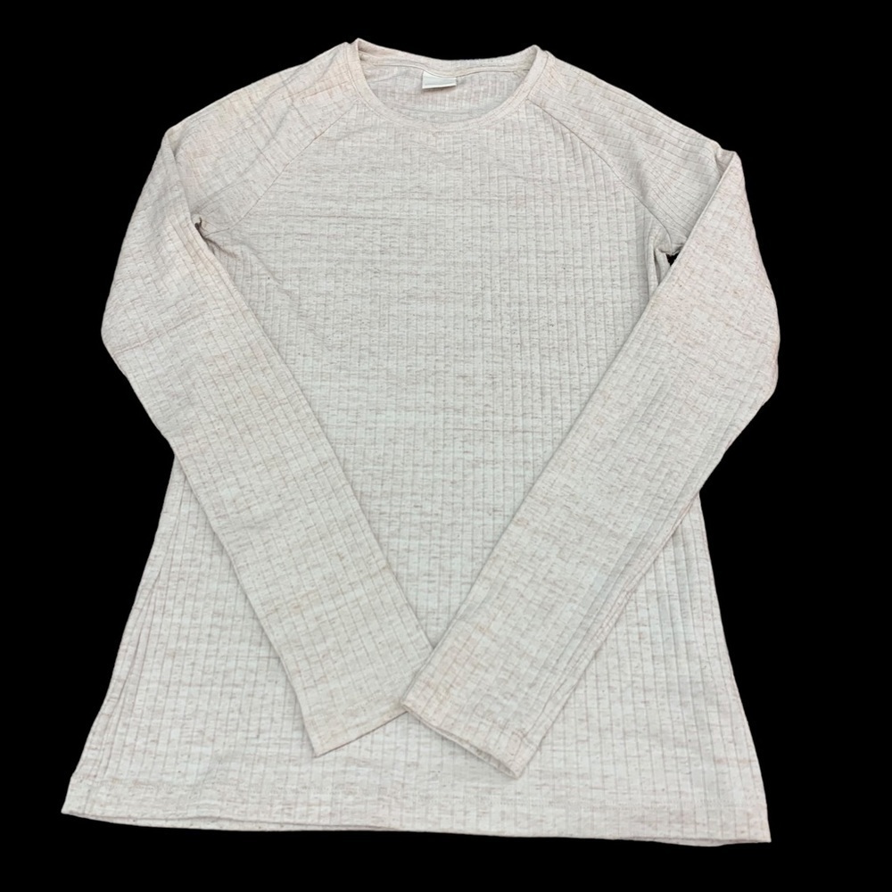 H & M Basics Long Sleeve Shirt Brownish Pink Coloring, Size Medium​​​​​​…